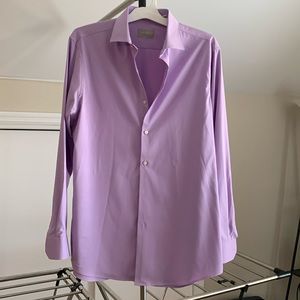 PERRY ELLIS PORTFOLIO TECH+SHIRT SLIM FIT COLLARED BUTTON DOWN - 16 1/2 34/35